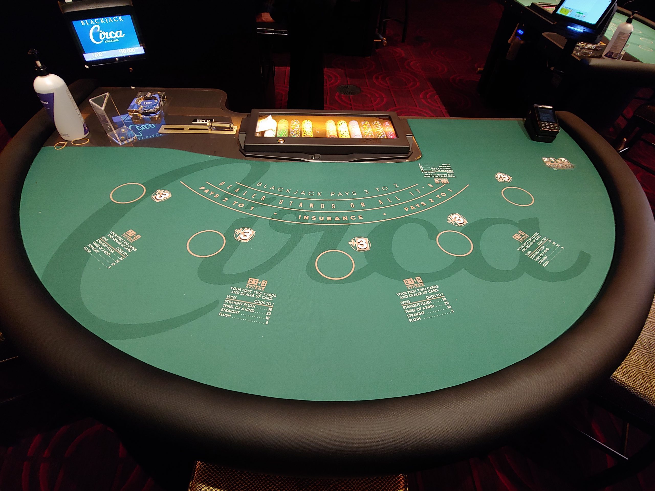 scouting blackjack table